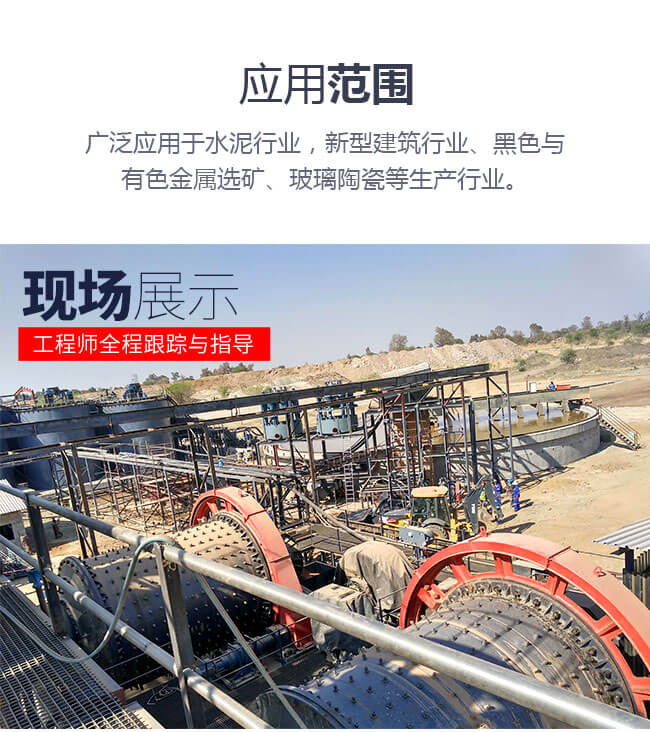 小型球磨機現(xiàn)場生產(chǎn)圖