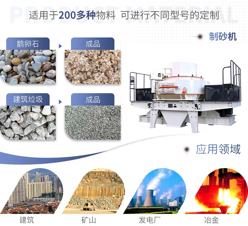 鵝卵石制砂機應(yīng)用圖